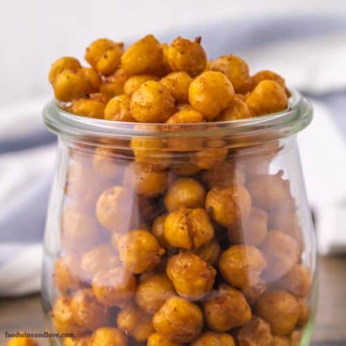 Savory Oven Roasted Chickpeas