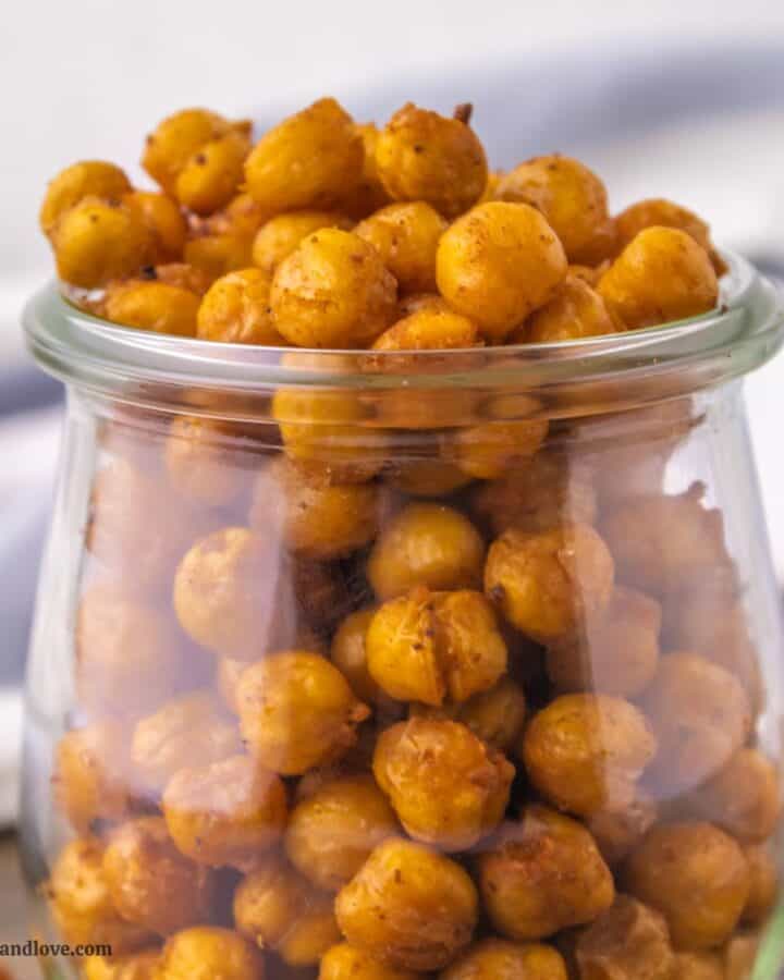 Savory Oven Roasted Chickpeas