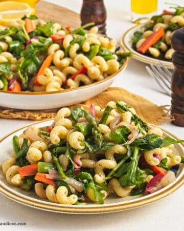 Vegetable Pasta Primavera (vegan)