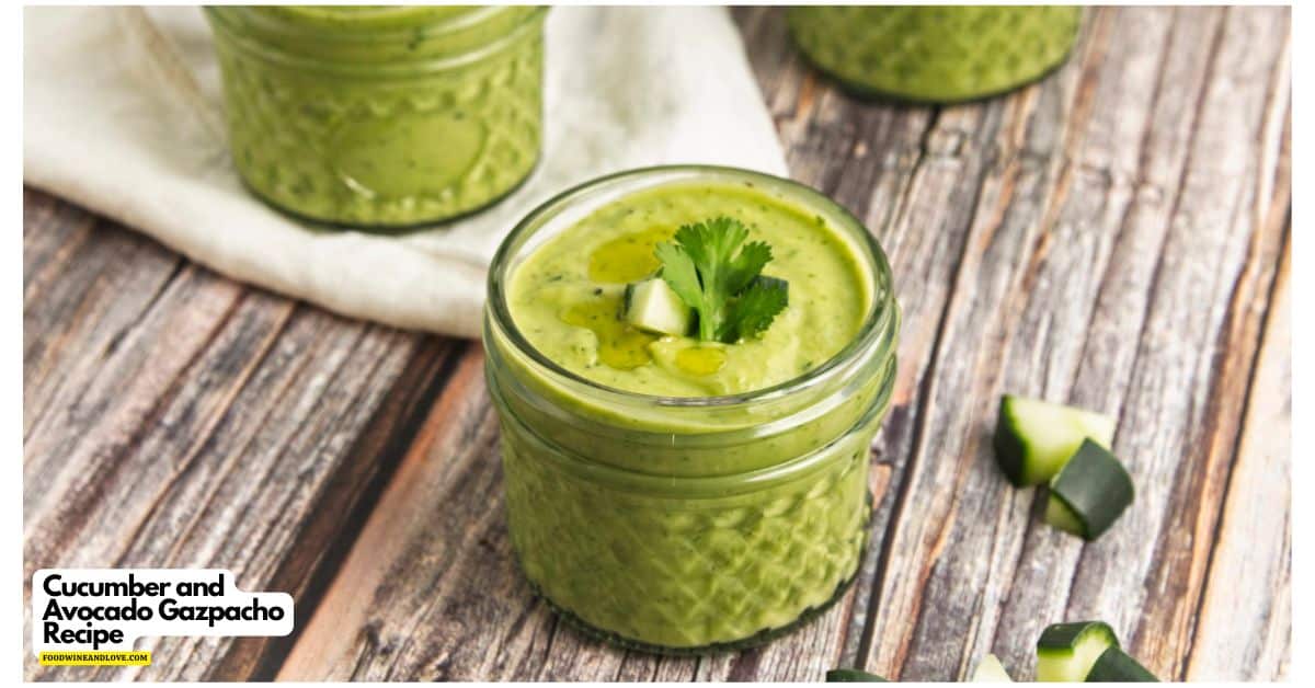 Cucumber and Avocado Gazpacho Recipe, a simple 15 minute appetizer or meal recipe made in a blender. Vegan and Mediterranean diet friendly. Cucumber and Avocado Gazpacho Recipe, a simple 15 minute appetizer or meal recipe made in a blender. Vegan and Mediterranean diet friendly.