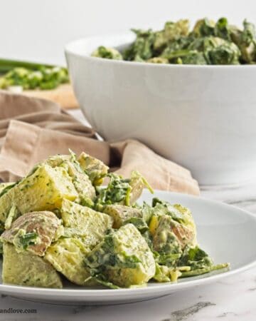 Potato Salad in Tahini Dressing
