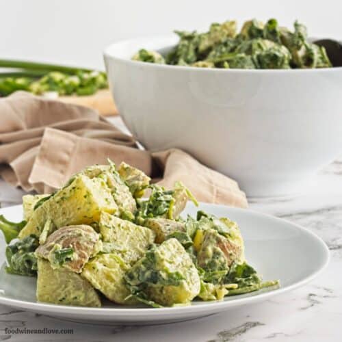 Potato Salad in Tahini Dressing