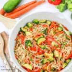 Vegetarian Stir Fry Noodles with Vegetables