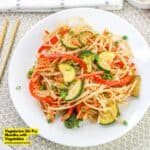 Vegetarian Stir Fry Noodles with Vegetables