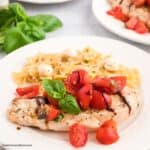 Mediterranean Diet Grilled Bruschetta Chicken