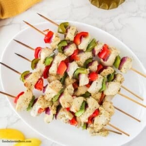 Mediterranean Diet Chicken Breast Kabobs