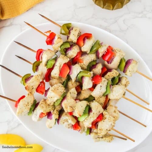 Mediterranean Diet Chicken Breast Kabobs