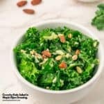 Crunchy Kale Salad in Maple Dijon Dressing.