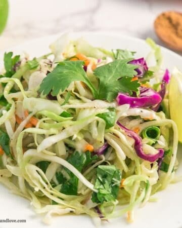 Cilantro and Lime Coleslaw