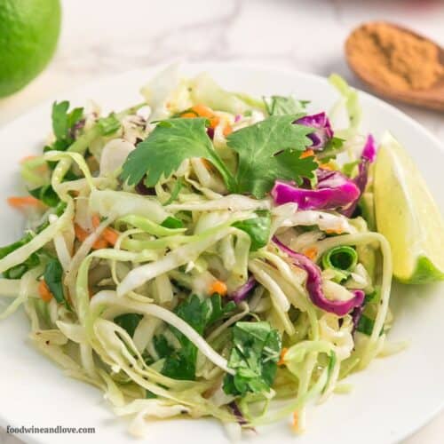 Cilantro and Lime Coleslaw