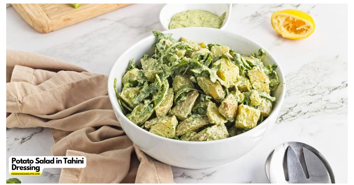 Potato Salad in Tahini Dressing