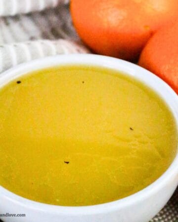 Homemade Orange Vinaigrette Dressing