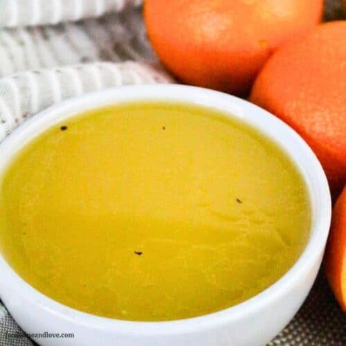 Homemade Orange Vinaigrette Dressing