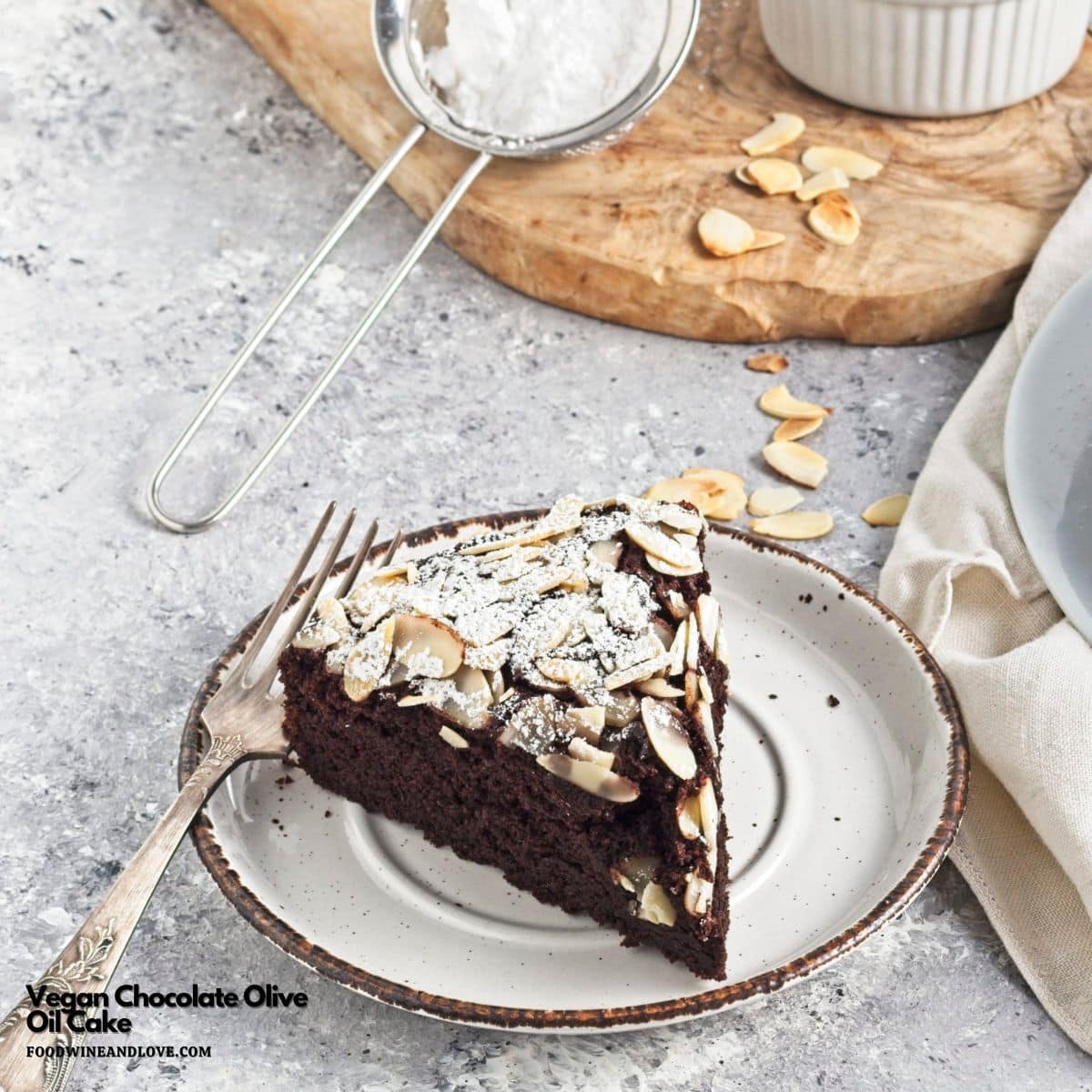 Vegan Chocolate Olive Oil Cake