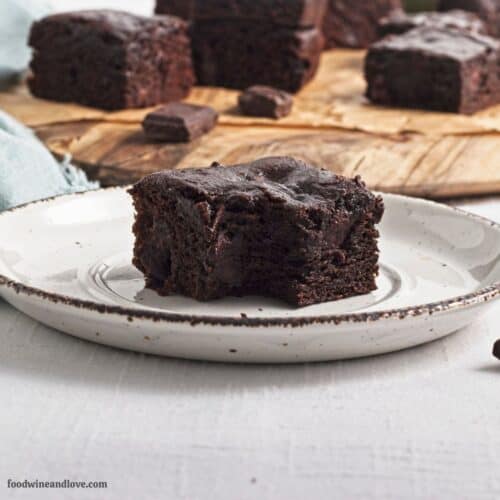Vegan Zucchini Brownies Recipe