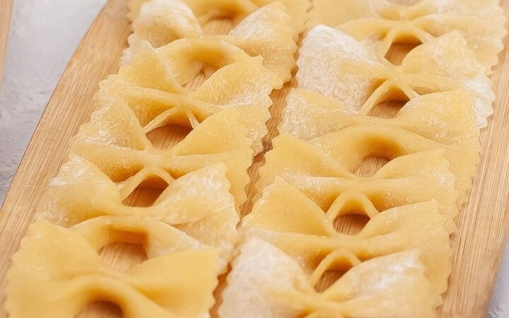 Homemade Bow Tie Pasta