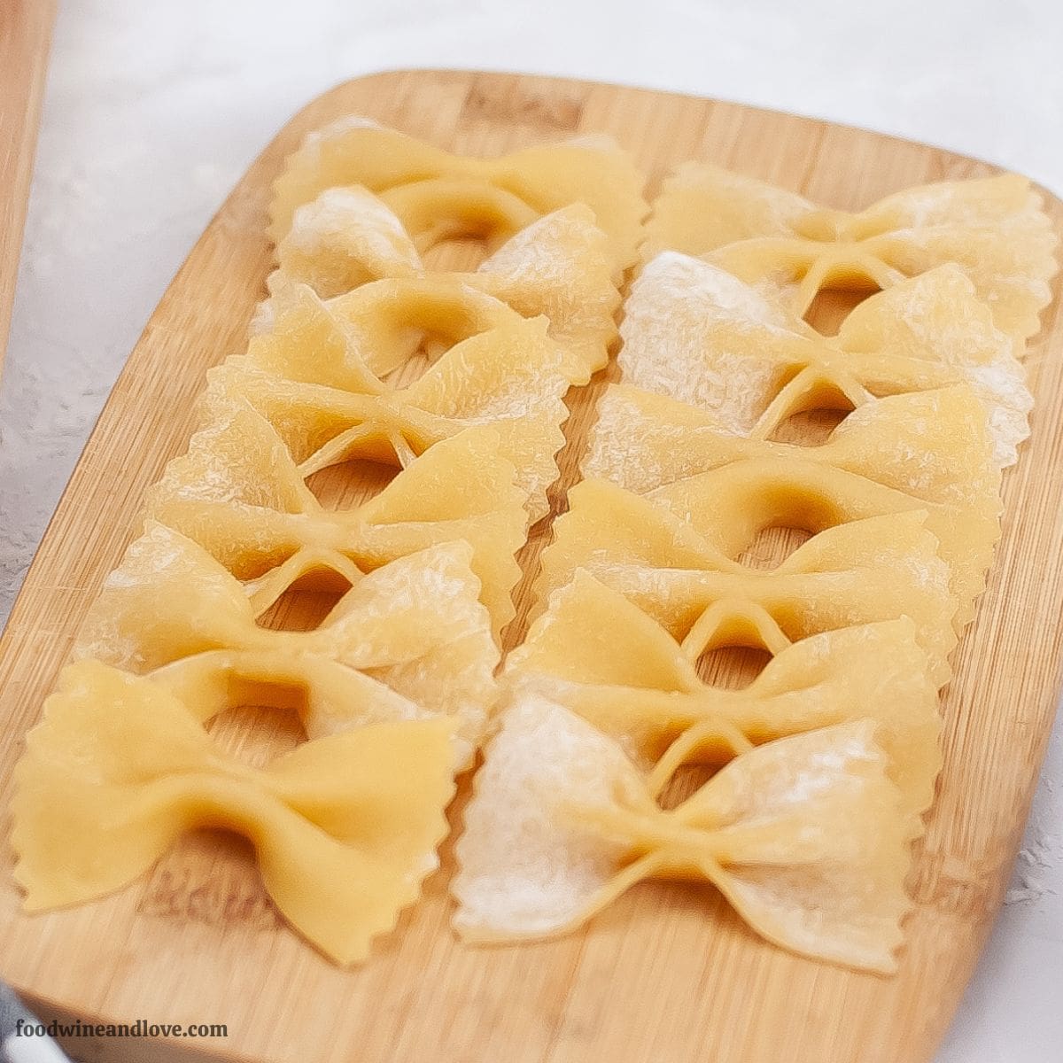 Homemade Bow Tie Pasta