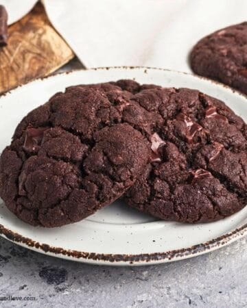 Chocolate Chocolate Chip Cookies (dairy free)