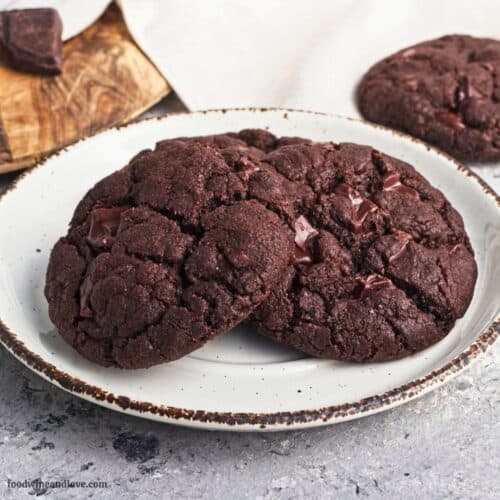 Chocolate Chocolate Chip Cookies (dairy free)
