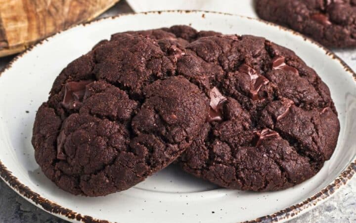 Chocolate Chocolate Chip Cookies (dairy free)