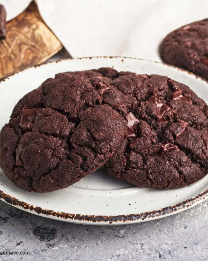 Chocolate Chocolate Chip Cookies (dairy free)