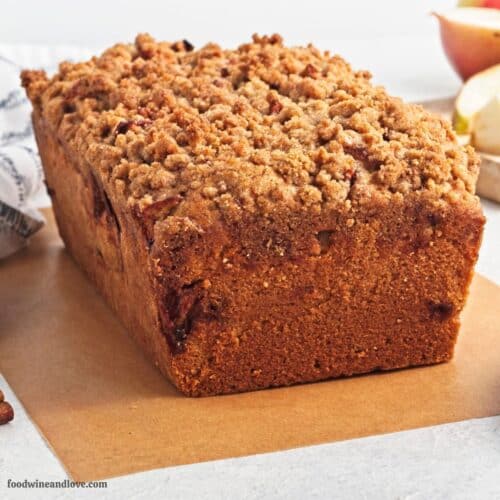 Apple Crumble Loaf Dessert