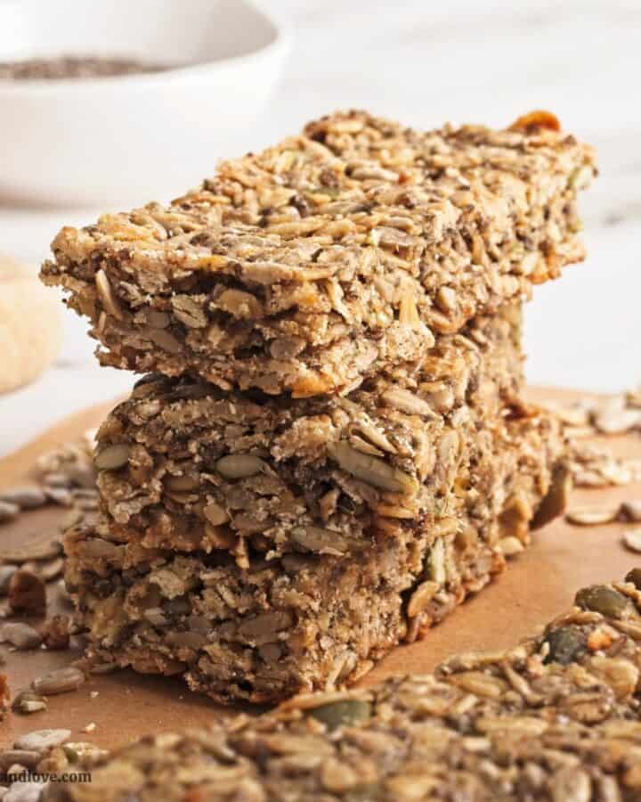 Oat and Seed Granola Bars