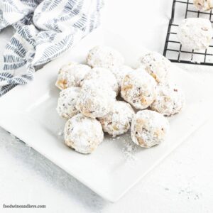 Pumpkin Pecan Mexican Wedding Cookies