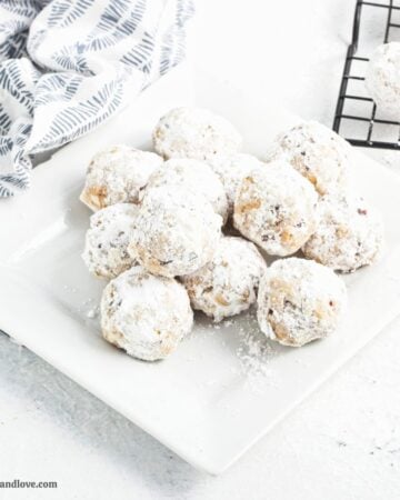 Pumpkin Pecan Mexican Wedding Cookies