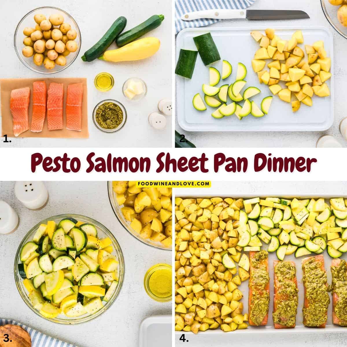 Pesto Salmon Sheet Pan Dinner, a delicious 30 minute one pan meal recipe made with baby potatoes and squash. Mediterranean Diet. Pesto Salmon Sheet Pan Dinner, a delicious 30 minute one pan meal recipe made with baby potatoes and squash. Mediterranean Diet.
