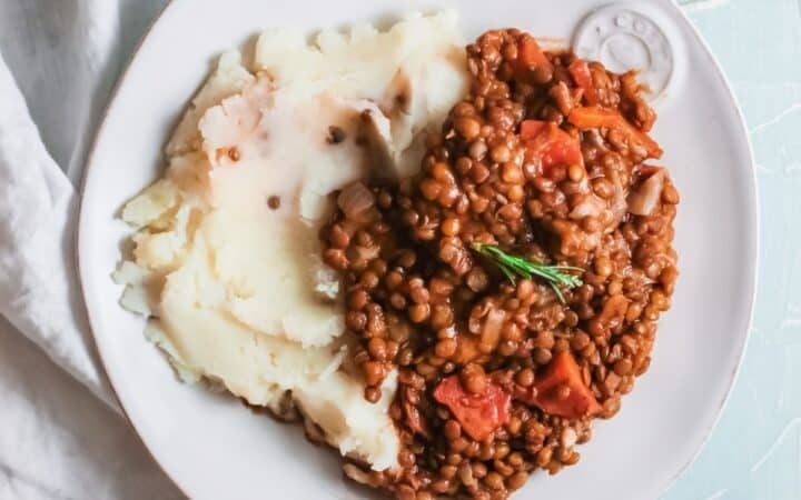 Instant Pot Meatless Lentil Stew