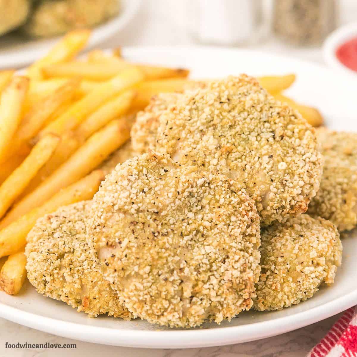 Baked Chicken Nuggets from Scratch, a simple ground chicken recipe made with four ingredients oven baked to perfection. Mediterranean diet. Baked Chicken Nuggets from Scratch, a simple ground chicken recipe made with four ingredients oven baked to perfection. Mediterranean diet.