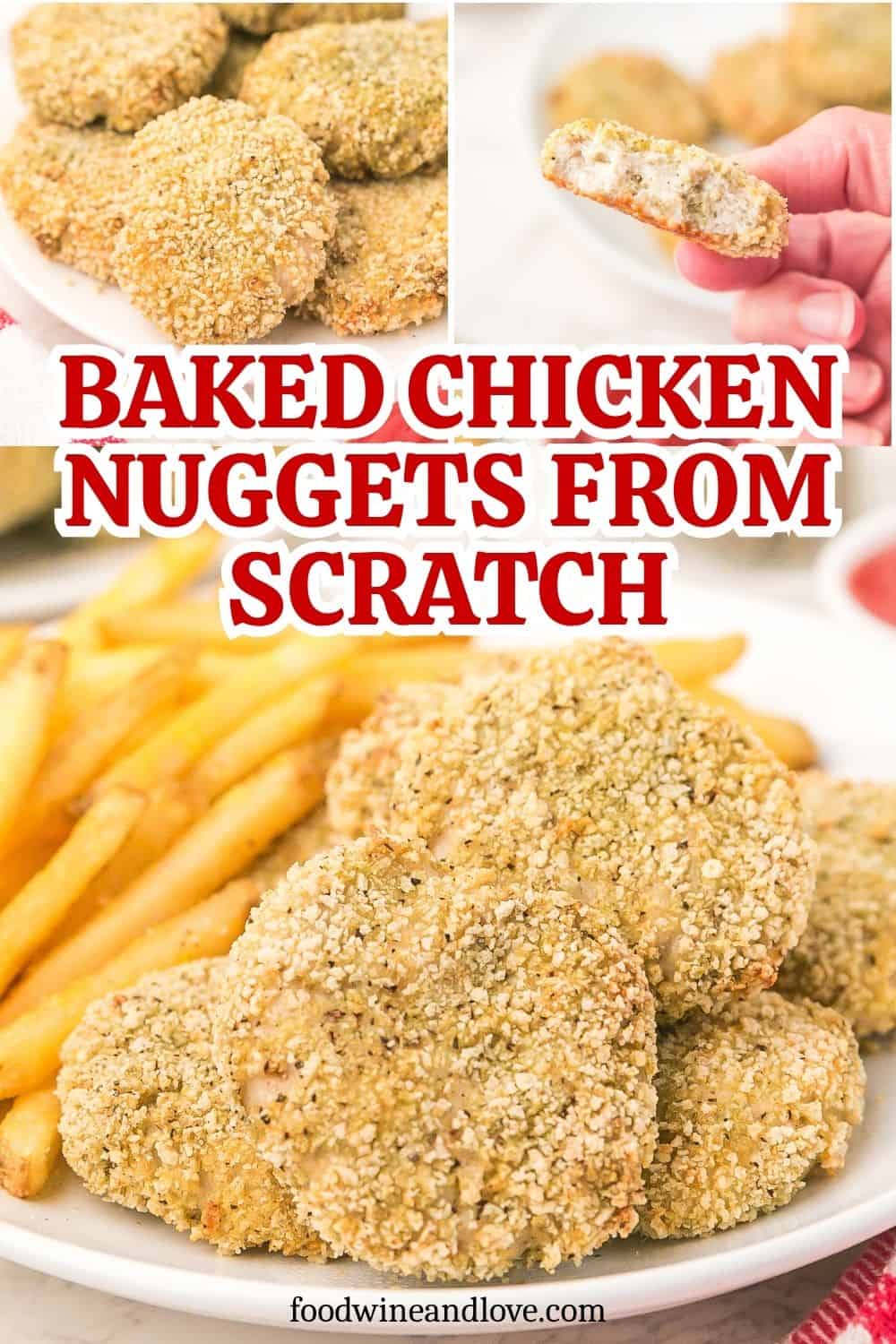 Baked Chicken Nuggets from Scratch, a simple ground chicken recipe made with four ingredients oven baked to perfection. Mediterranean diet. Baked Chicken Nuggets from Scratch, a simple ground chicken recipe made with four ingredients oven baked to perfection. Mediterranean diet.
