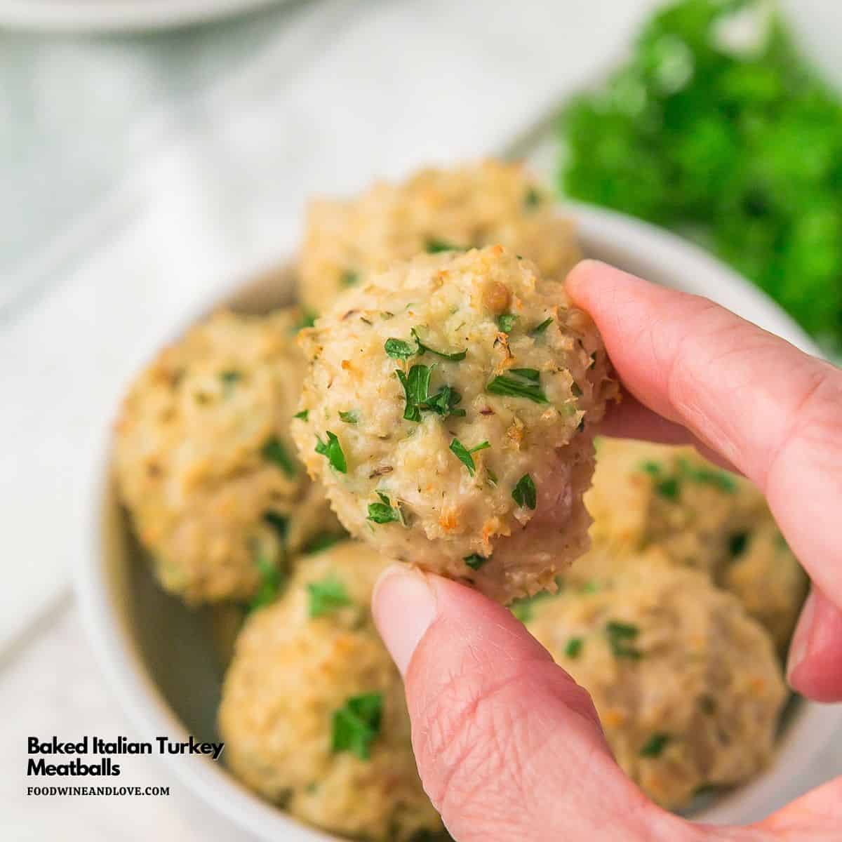Baked Italian Turkey Meatballs, a simple five ingredient recipe for a lean and flavor-packed alternative to traditional meatballs. Baked Italian Turkey Meatballs, a simple five ingredient recipe for a lean and flavor-packed alternative to traditional meatballs.