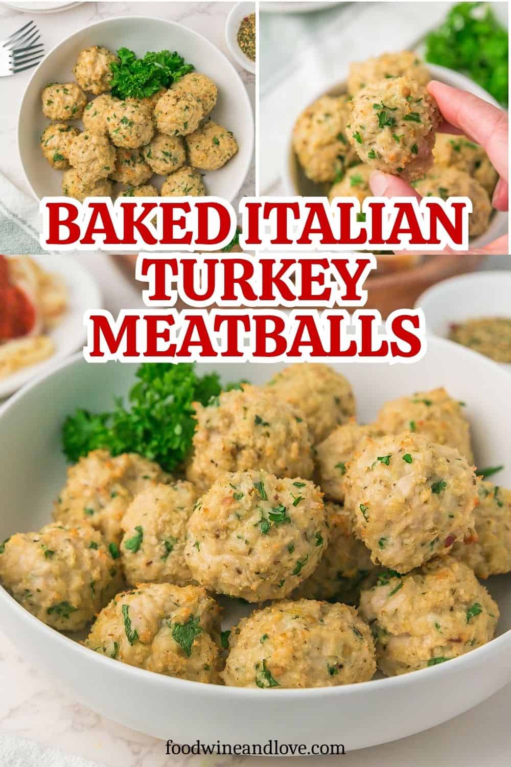 Baked Italian Turkey Meatballs, a simple five ingredient recipe for a lean and flavor-packed alternative to traditional meatballs. Baked Italian Turkey Meatballs, a simple five ingredient recipe for a lean and flavor-packed alternative to traditional meatballs.