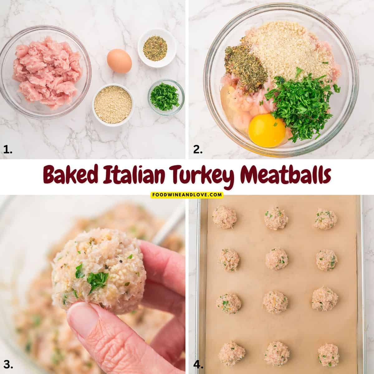 Baked Italian Turkey Meatballs, a simple five ingredient recipe for a lean and flavor-packed alternative to traditional meatballs. Baked Italian Turkey Meatballs, a simple five ingredient recipe for a lean and flavor-packed alternative to traditional meatballs.
