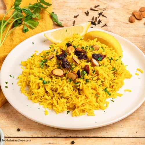 Mediterranean Style Yellow Rice