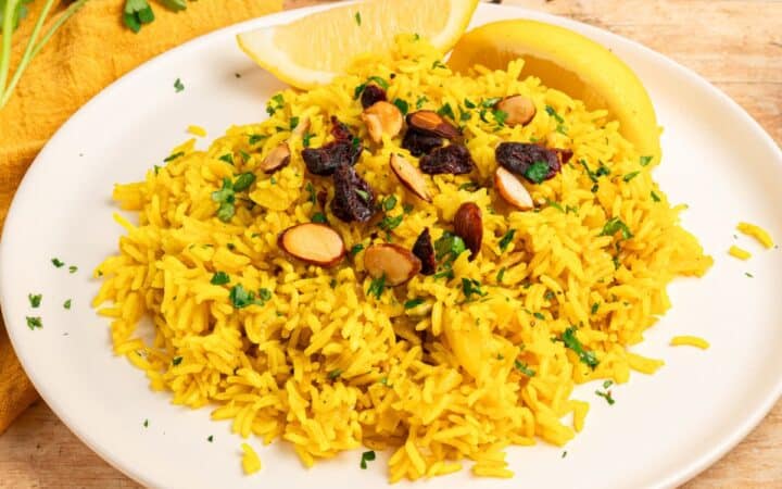 Mediterranean Style Yellow Rice