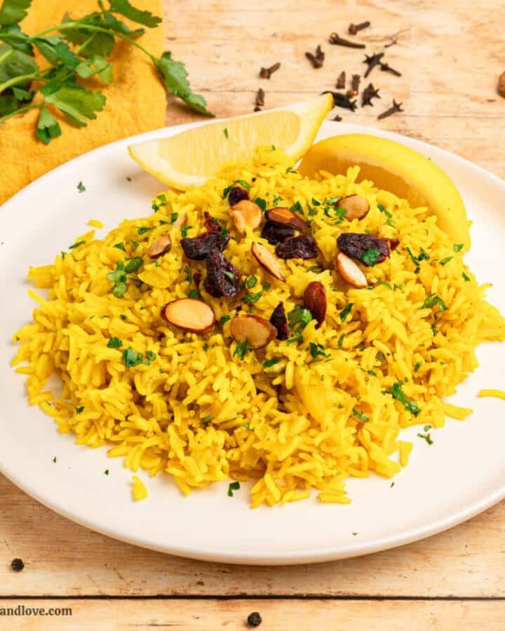 Mediterranean Style Yellow Rice