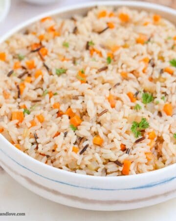 Rice Pilaf Recipe Made with Wild Rice