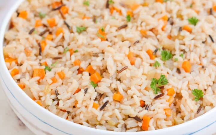Rice Pilaf Recipe Made with Wild Rice