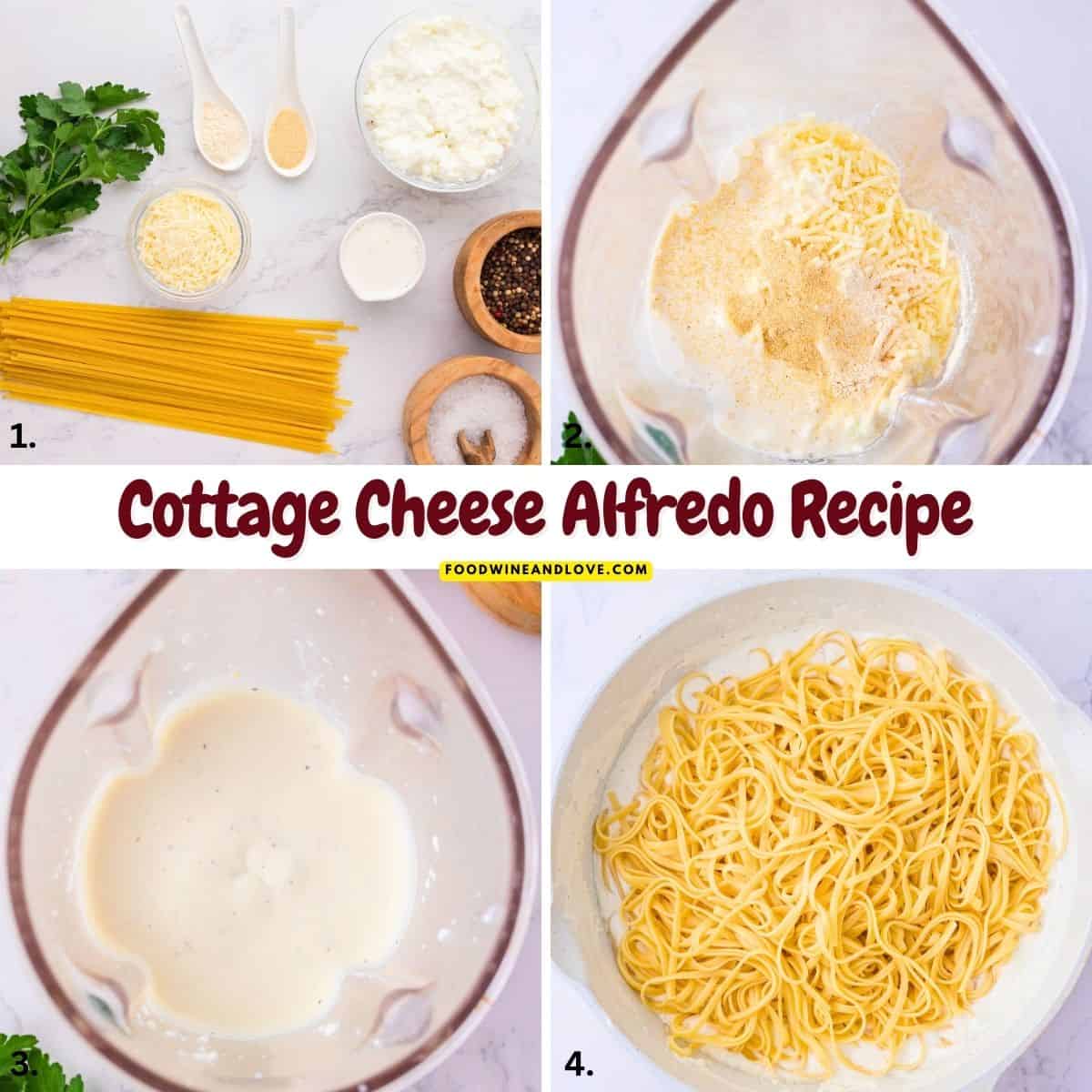 Cottage Cheese Alfredo Recipe, a creamy, 10-minute pasta sauce that is velvety smooth, packed with protein, and tastes like the classic. Cottage Cheese Alfredo Recipe, a creamy, 10-minute pasta sauce that is velvety smooth, packed with protein, and tastes like the classic.