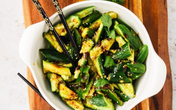 10 Minute Smashed Cucumber Salad