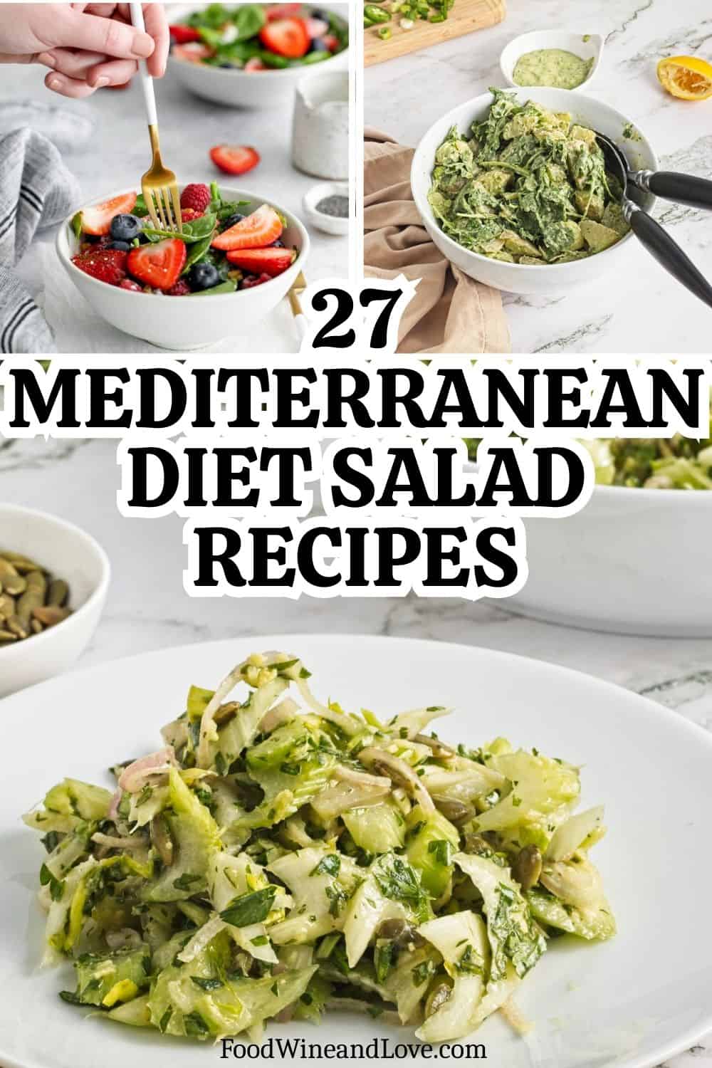 27 Mediterranean Diet Salad Recipes, Discover a collection of easy salad recipes designed for weight loss and heart health. 27 Mediterranean Diet Salad Recipes, Discover a collection of easy salad recipes designed for weight loss and heart health.