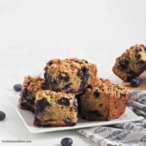 Dairy Free Blueberry Coffee Cake