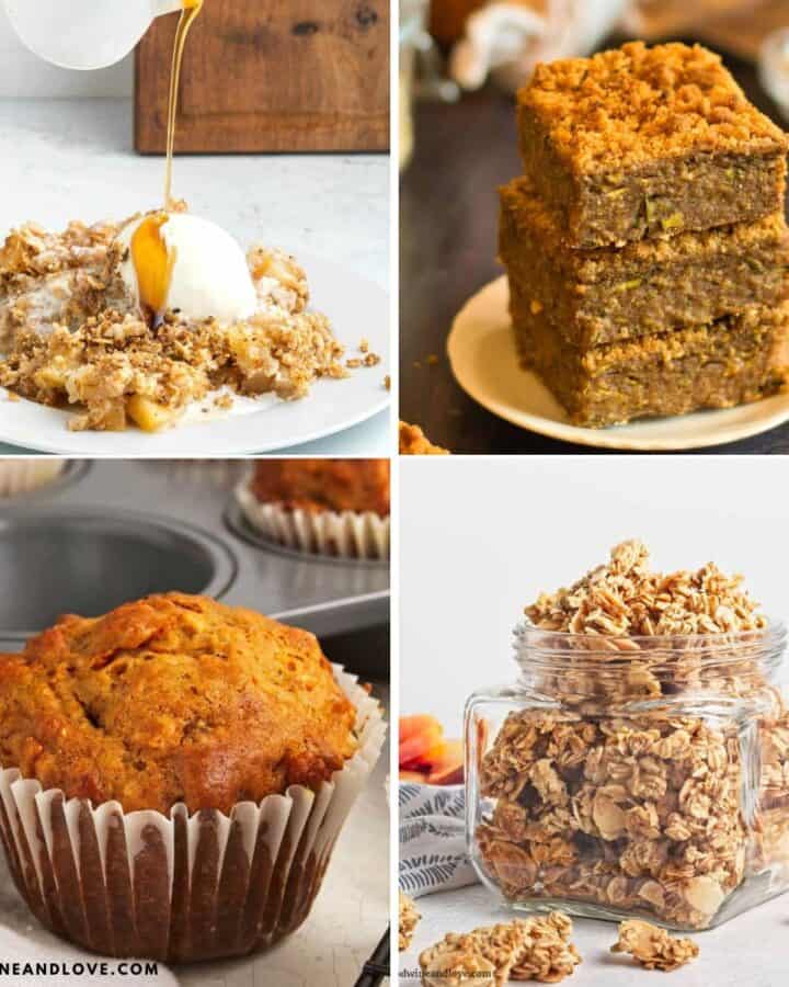 21 Easy Recipes Made with Oats, the ultimate collection of healthy recipes, from chewy classic cookies to crunchy granolas and crumbles.
