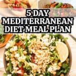 Grab this 5 Day Mediterranean Diet Meal Plan and shopping list to simplify meal prep—fresh ingredients, healthy staples. Easy Recipes.