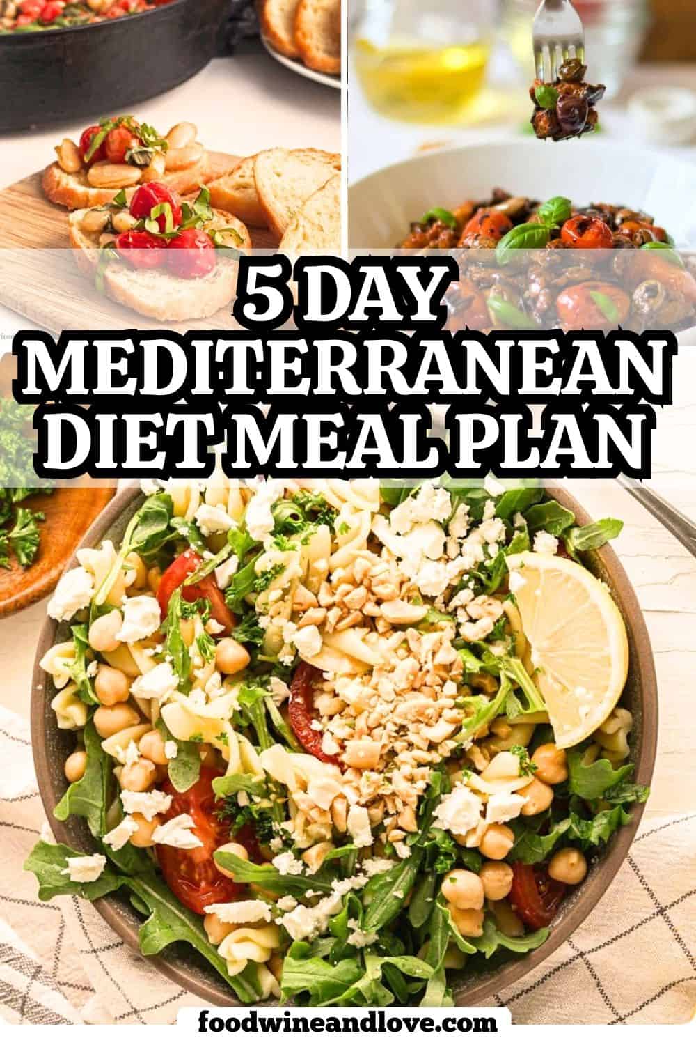 Grab this 5 Day Mediterranean Diet Meal Plan and shopping list to simplify meal prep—fresh ingredients, healthy staples. Easy Recipes.