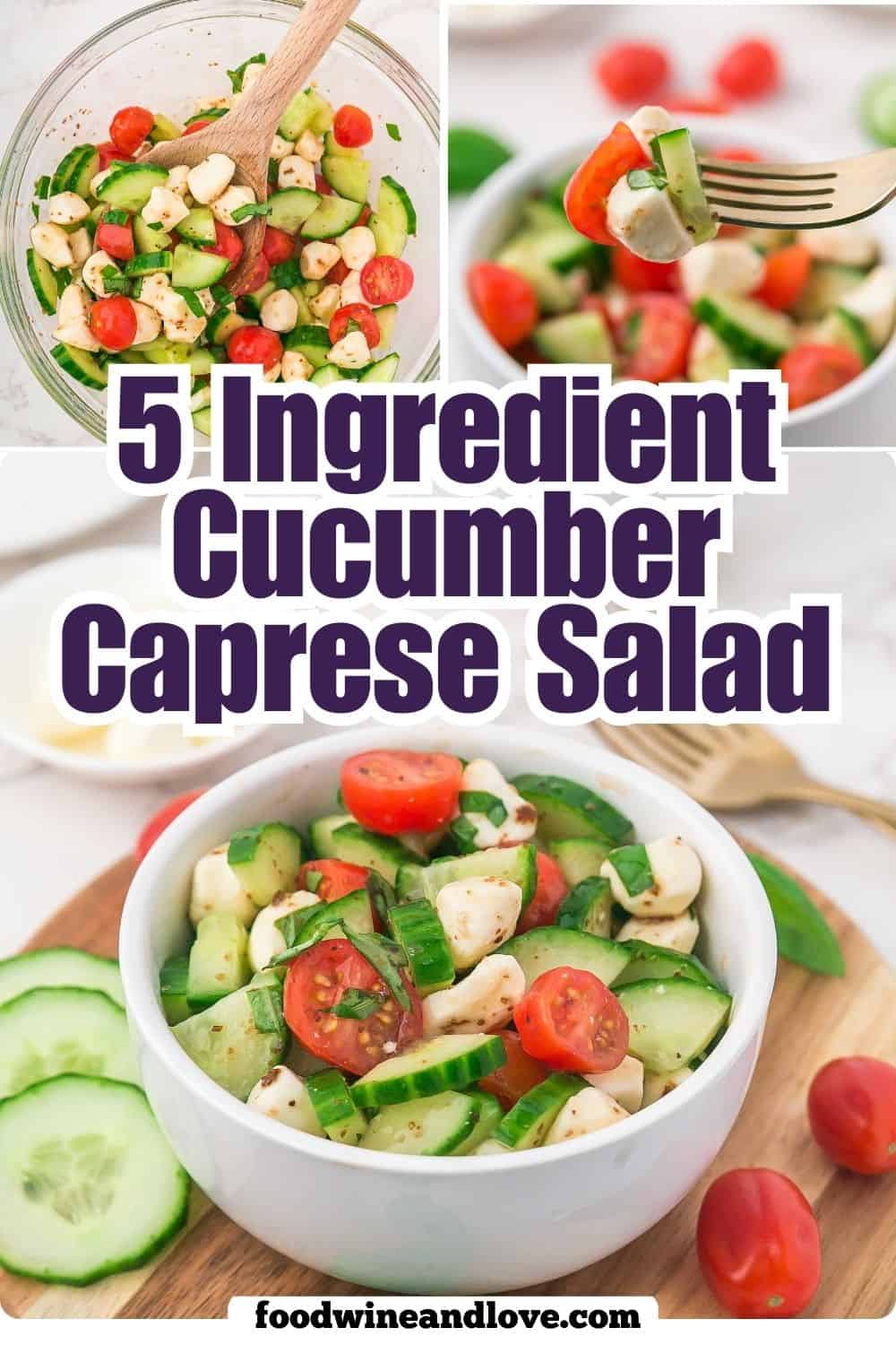 Zesty Cucumber Caprese Salad made with juicy tomatoes, mozzarella pearls, and fresh basil tossed in tangy vinaigrette. Quick, easy and perfect Zesty Cucumber Caprese Salad made with juicy tomatoes, mozzarella pearls, and fresh basil tossed in tangy vinaigrette. Quick, easy and perfect