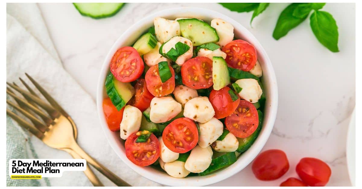 Zesty Cucumber Caprese Salad made with juicy tomatoes, mozzarella pearls, and fresh basil tossed in tangy vinaigrette. Quick, easy and perfect Zesty Cucumber Caprese Salad made with juicy tomatoes, mozzarella pearls, and fresh basil tossed in tangy vinaigrette. Quick, easy and perfect